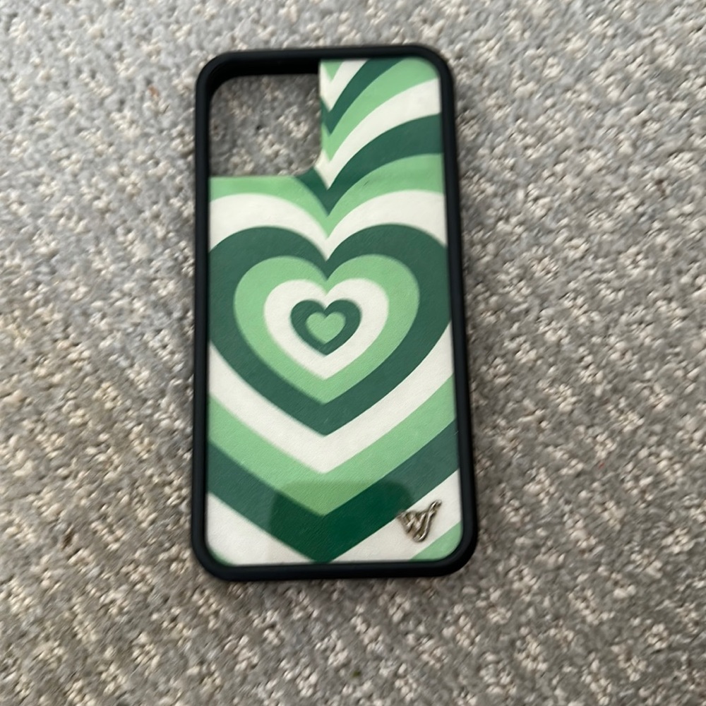 Wildflower Matcha Heart iPhone 12 Case
